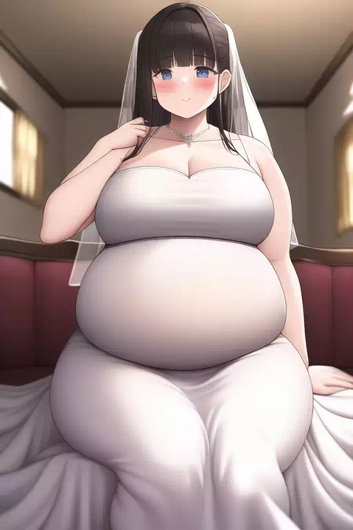 novelAI fat girl past work2