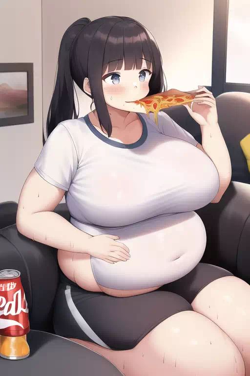 novelAI fat girl past work2