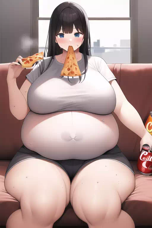 novelAI fat girl past work2