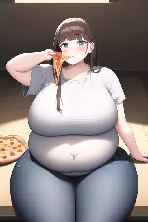 novelAI fat girl past work2