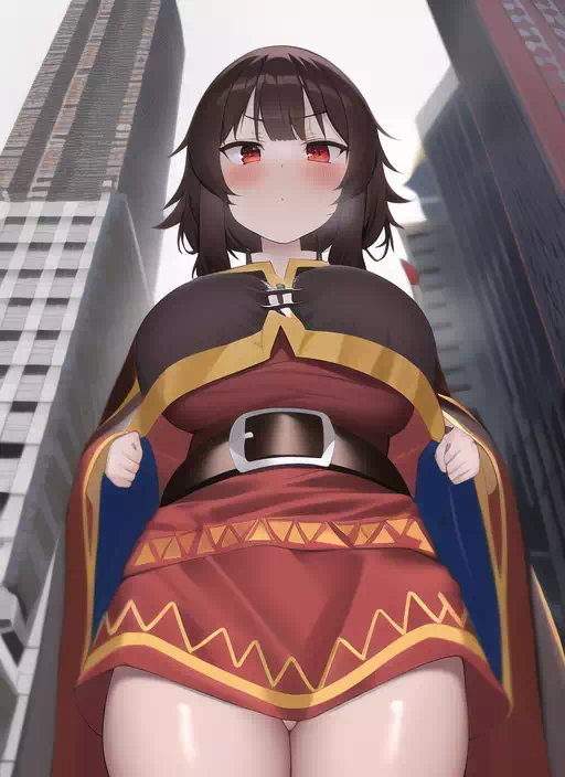 試試一些正常大小的惠惠