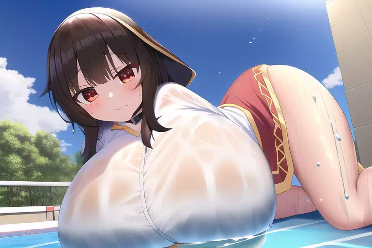 試試一些正常大小的惠惠