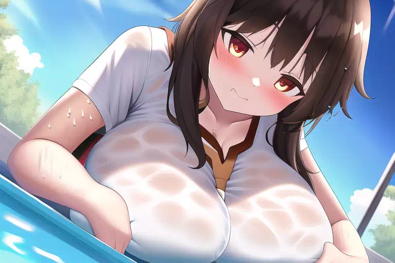 試試一些正常大小的惠惠