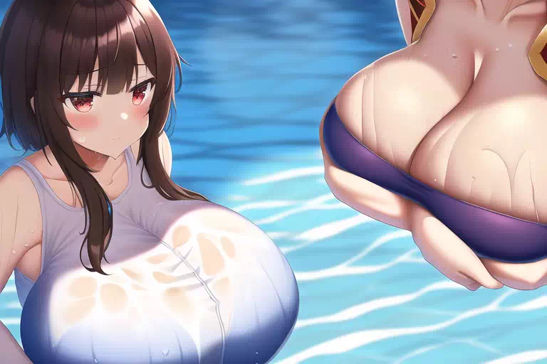 試試一些正常大小的惠惠