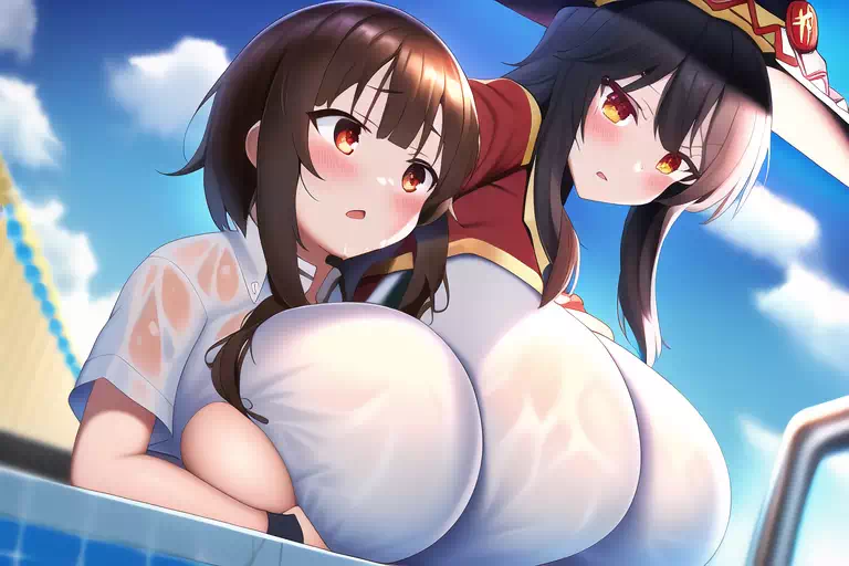 試試一些正常大小的惠惠