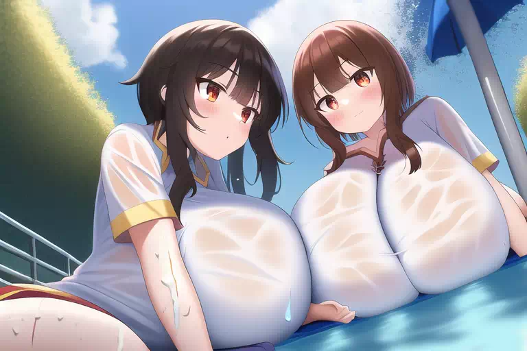 試試一些正常大小的惠惠