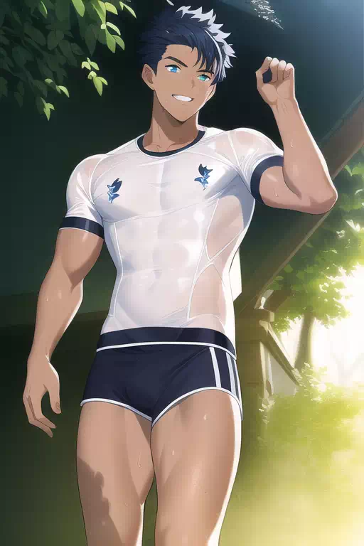 NovelAI 筋肉男子