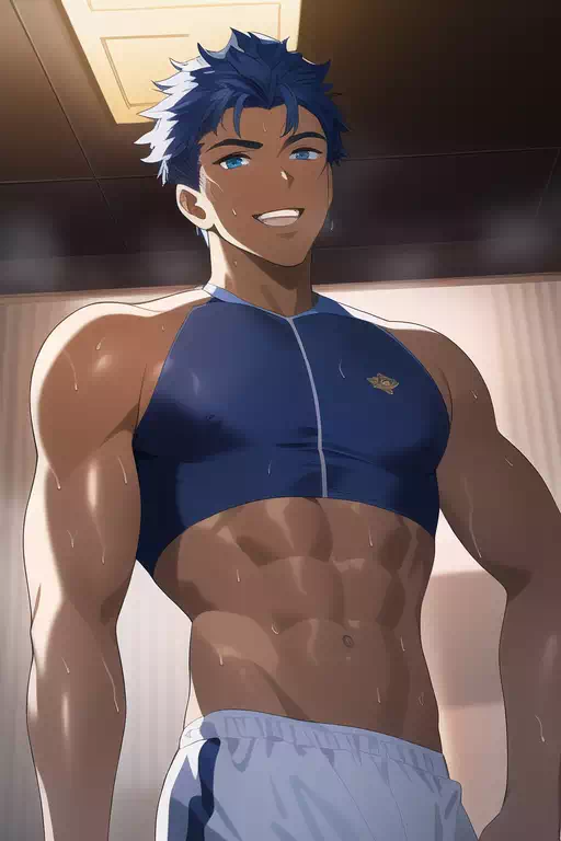 NovelAI 筋肉男子