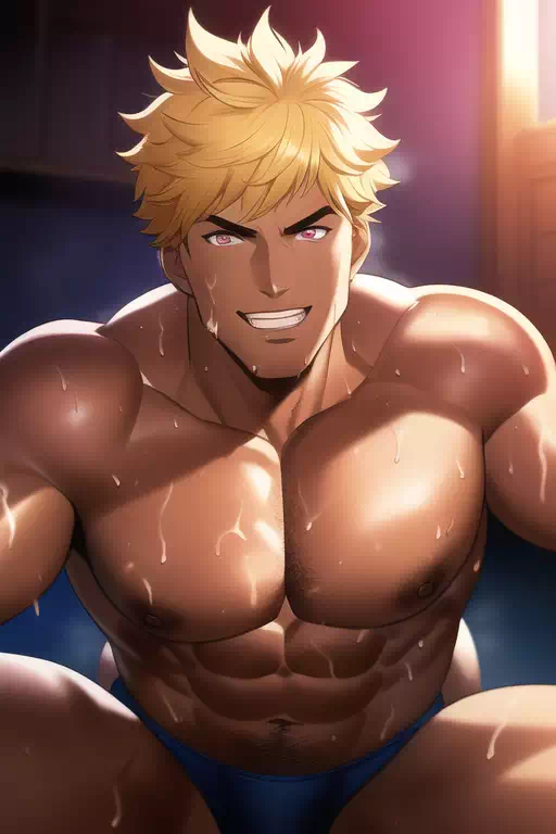 NovelAI 筋肉男子