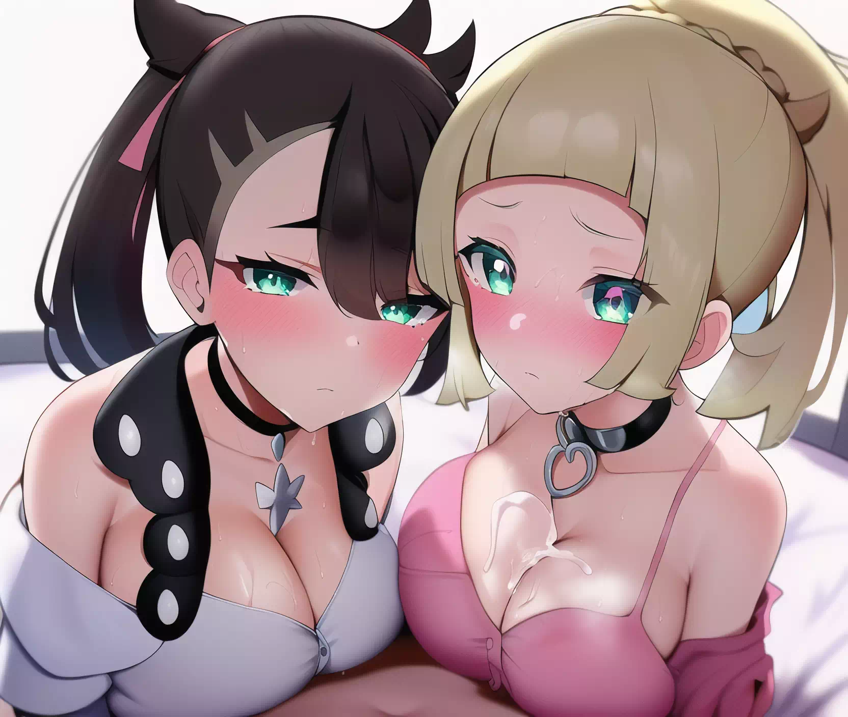 マリィ＆リーリエ &#8211; AIパイズリ生成記22