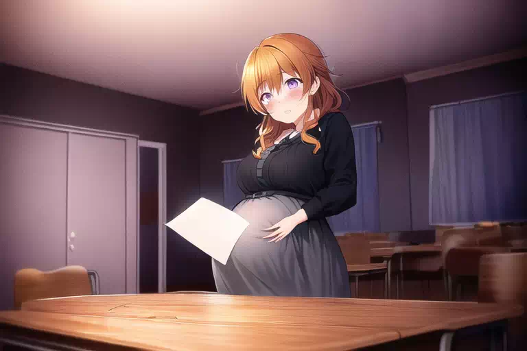 AI作成　架空妊婦AV嬢　近江彼方28歳