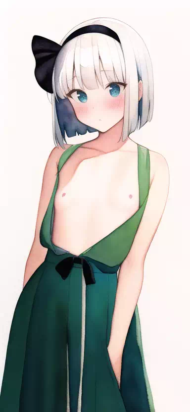 [NovelAI]妖夢8(立ちエロ)