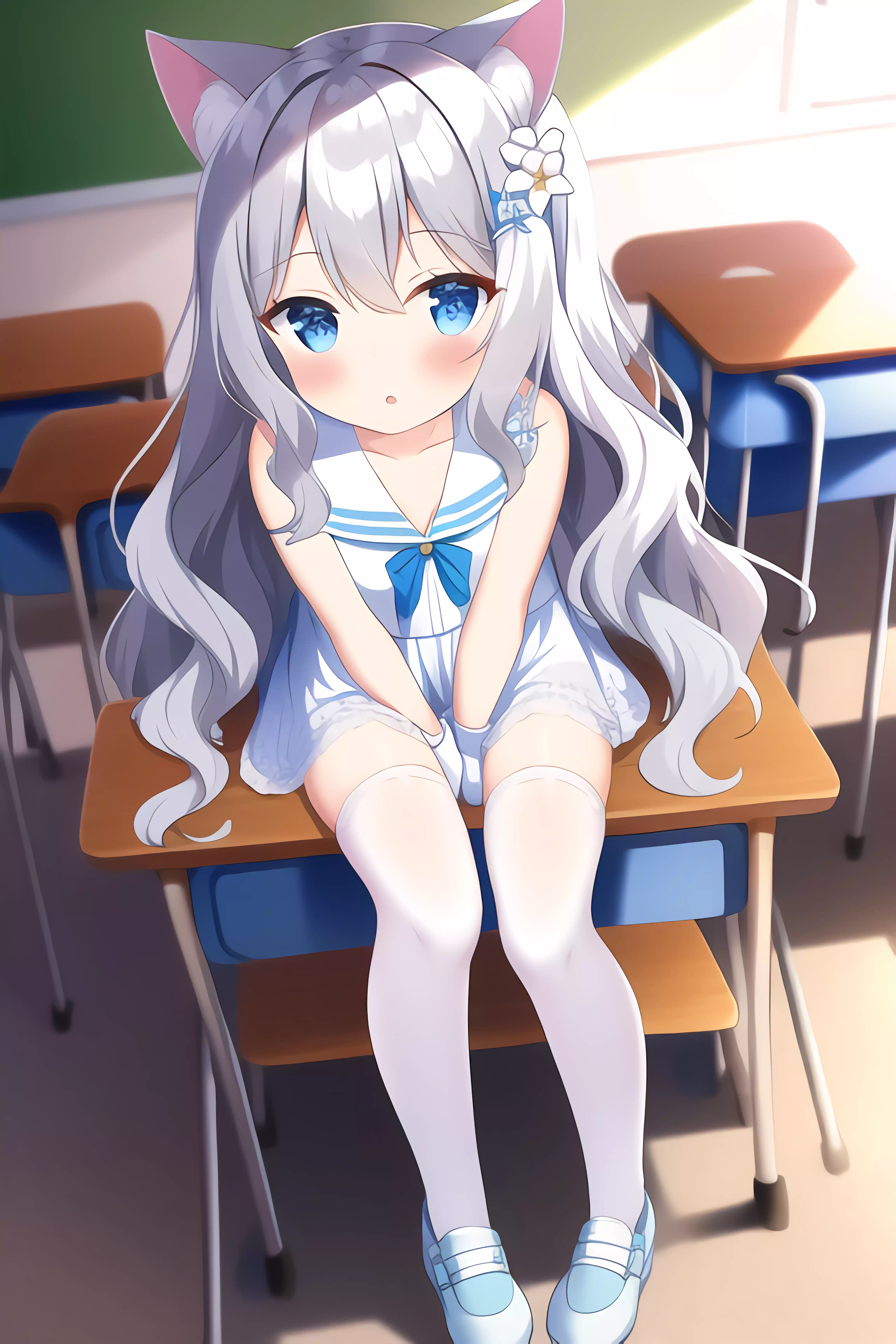 銀髪の猫耳少女（1）