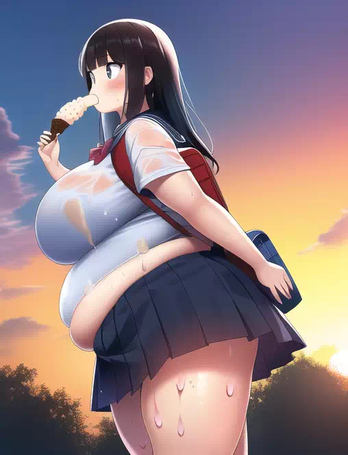 novelAI far girl school2