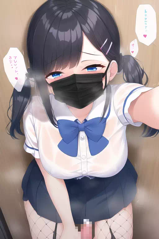 月ノ美兎 地雷系 対面座位 騎乗位08