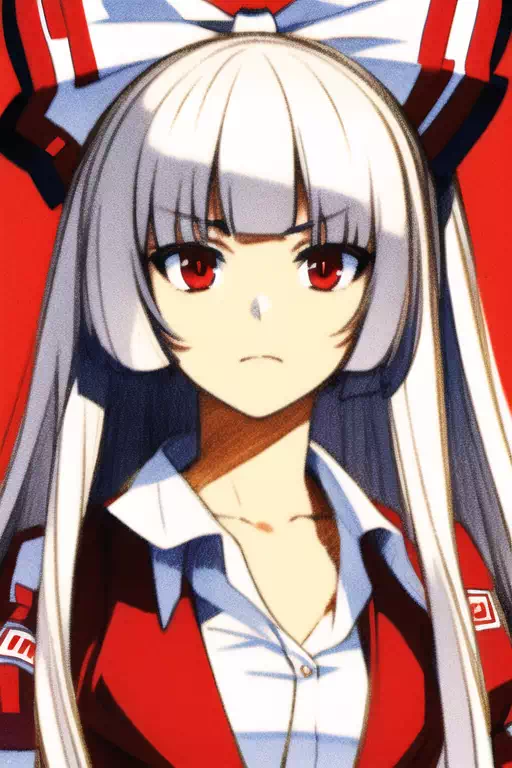 藤原妹紅７枚　fujiwara no mokou