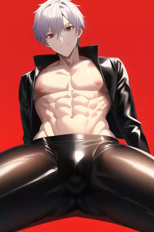 葛葉　裸革ジャン