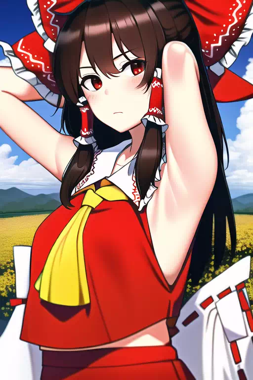 博麗霊夢６枚　hakurei reimu