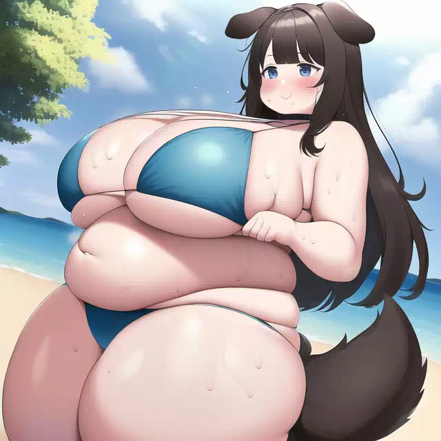 novelAI fat monster girl