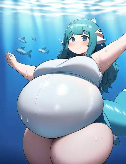 novelAI fat monster girl