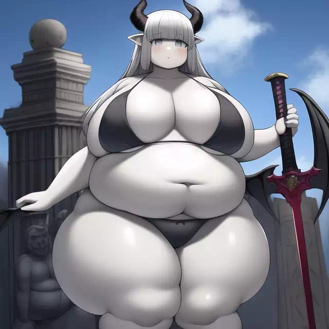 novelAI fat monster girl