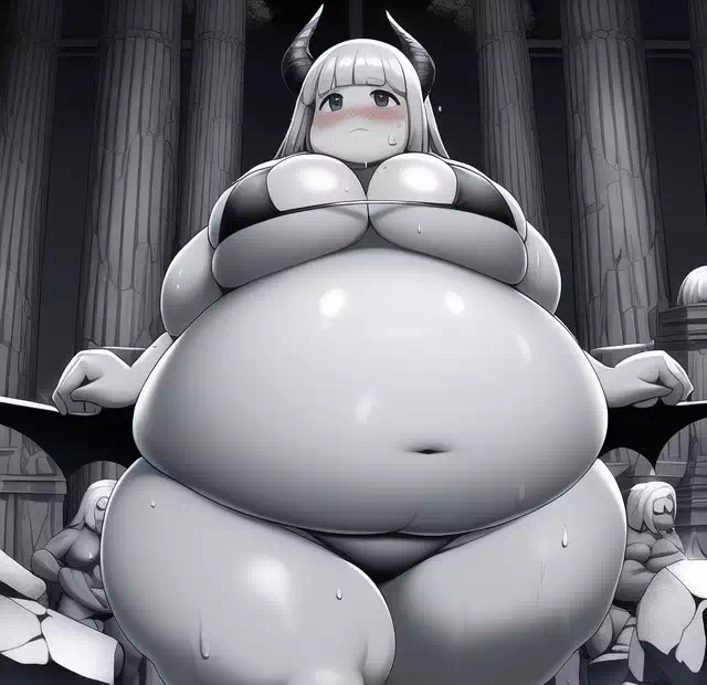 novelAI fat monster girl