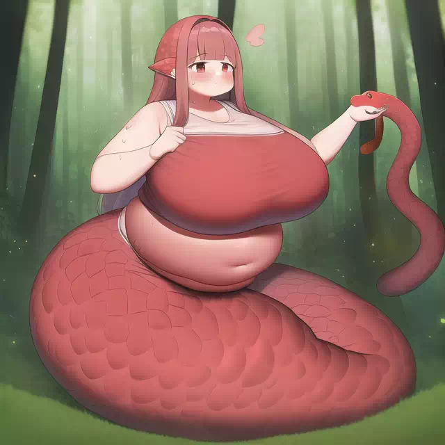 novelAI fat monster girl