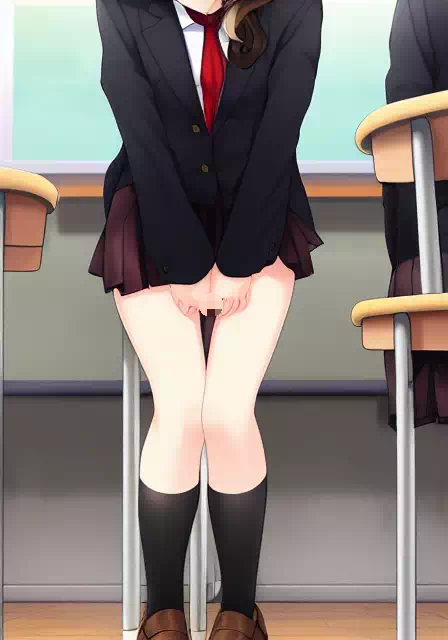 AIにおしがまを描かせてみた