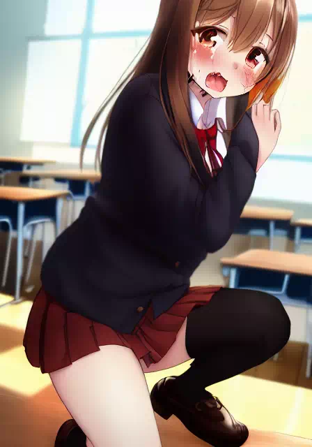 AIにおしがまを描かせてみた