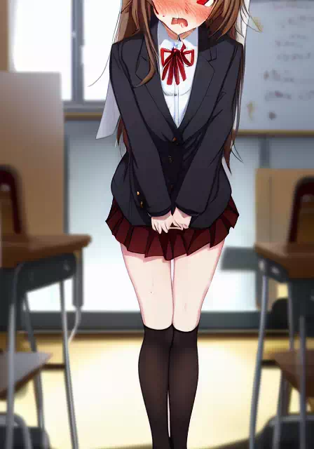 AIにおしがまを描かせてみた