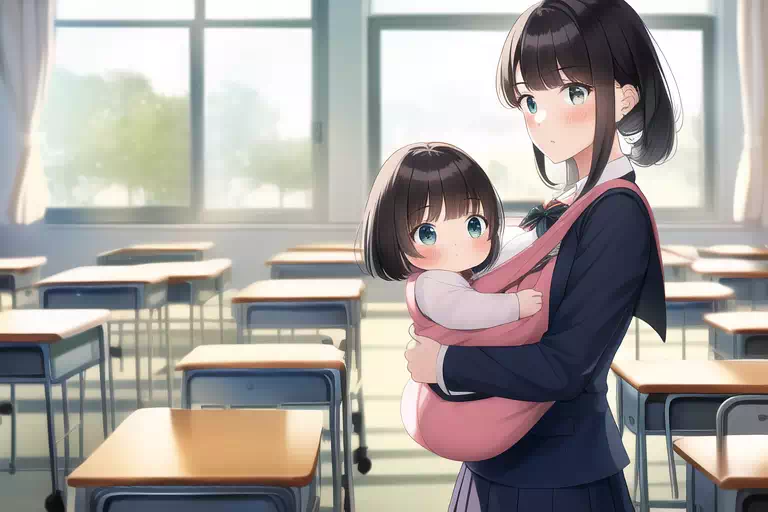 あの・・・授業の前におっぱいあげたいので出ていってもらえますか？