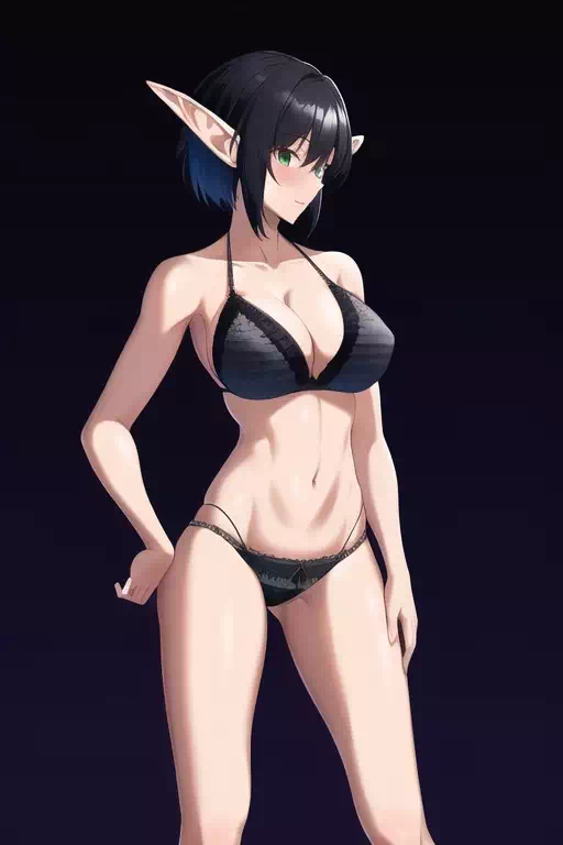 Novel Ai) DFO Thief bikini 1