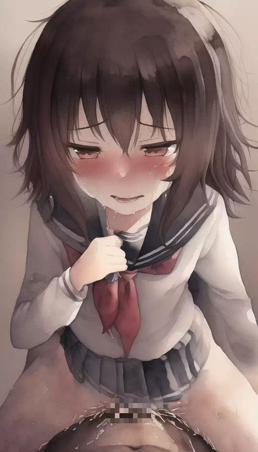 水彩画っぽく痴漢でアヘ顔晒せAI!!!!