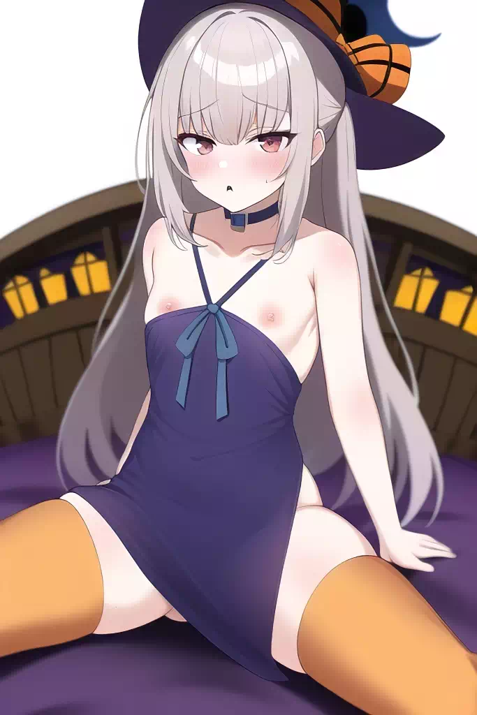 ハロウィーンの女の子