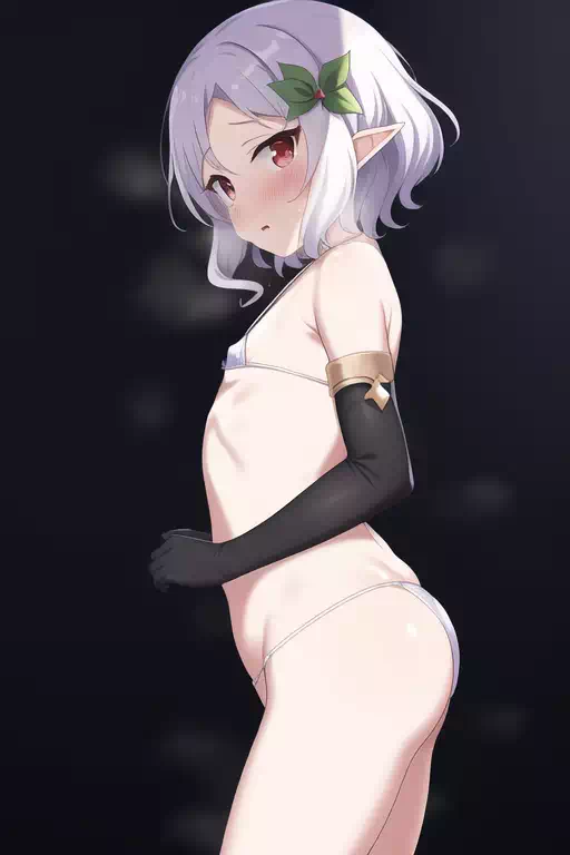 暗い部屋に案内してくれるコッコロちゃん