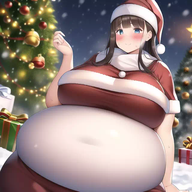 novelAI fat girl winter