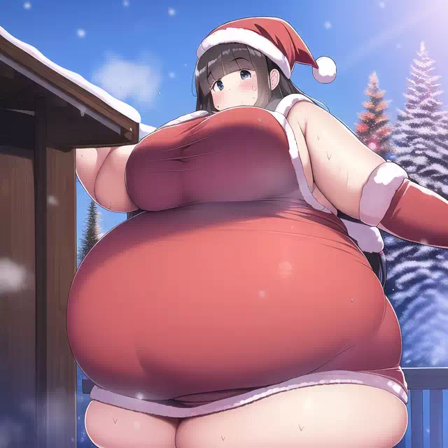 novelAI fat girl winter