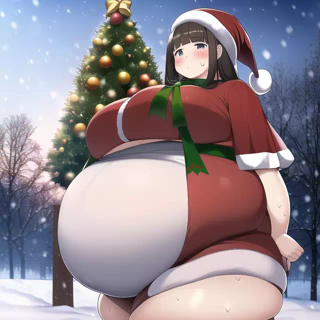 novelAI fat girl winter