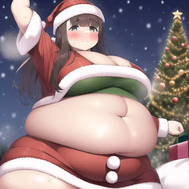 novelAI fat girl winter