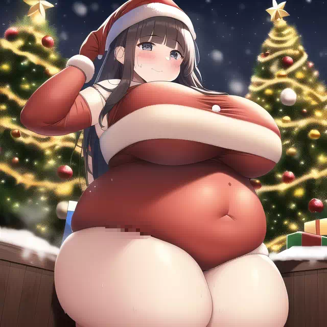 novelAI fat girl winter