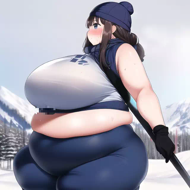 novelAI fat girl winter