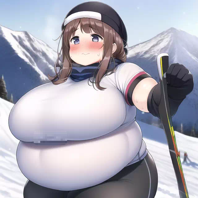 novelAI fat girl winter