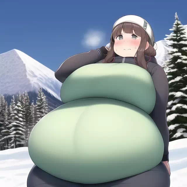 novelAI fat girl winter