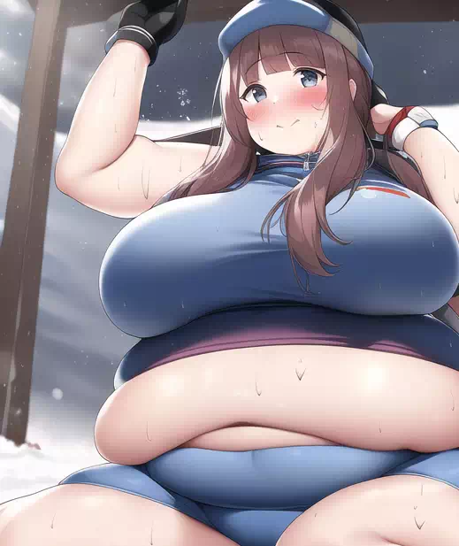 novelAI fat girl winter