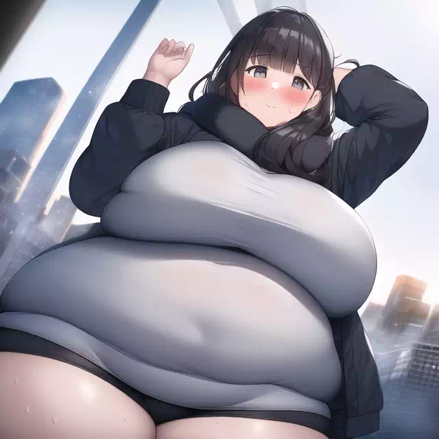 novelAI fat girl winter