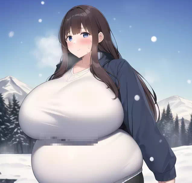 novelAI fat girl winter
