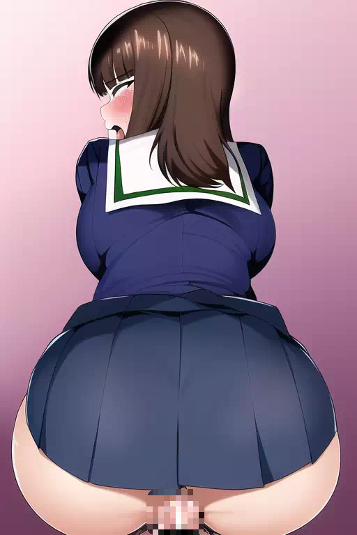 西住しほ(騎乗位＆バック)