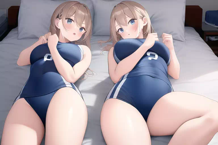 【AI】金髪・赤髪の同一CP