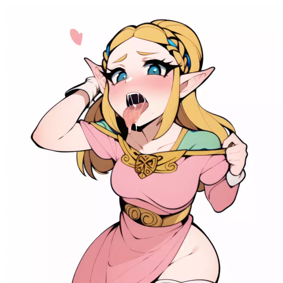 [NovelAI] Zelda tongue out