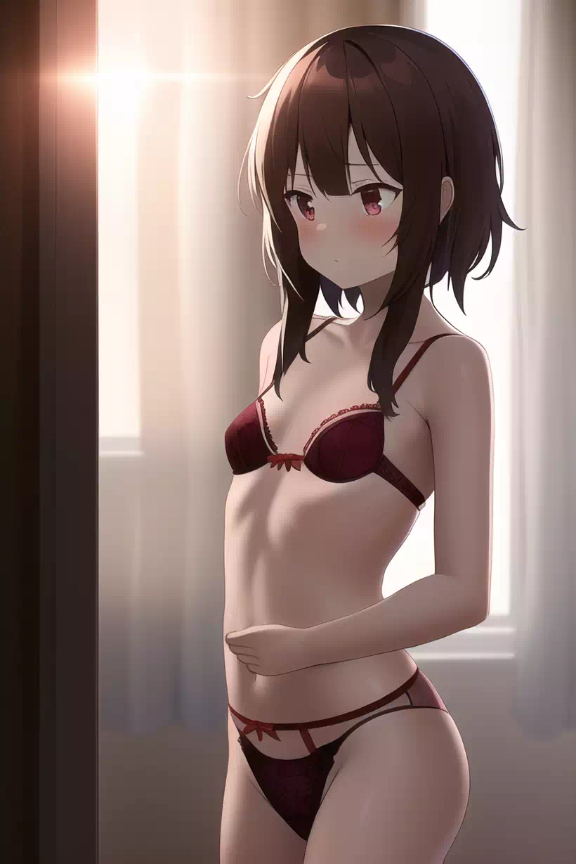 Megumin&#8217;s Lingerie Photoshoot